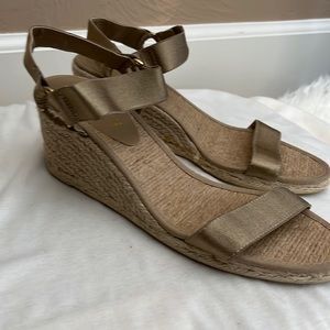 Tan Ralph Lauren wedges